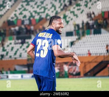 CAPE VERDE VS EGYPT, AFRICAN CUP OF NATIONS, GROUP, ROUND 3. ABIDJAN, IVORY COAST. 22/01/2024 Stock Photo