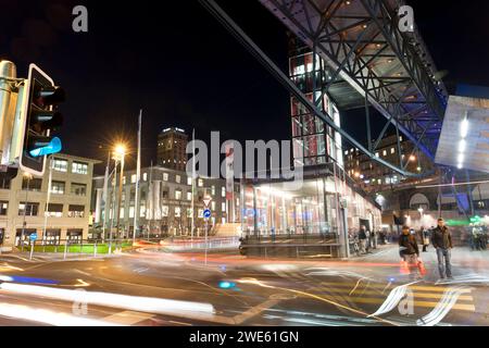 Flon metro station in Lausanne, Lake Geneva, Canton of Vaud, Switzerland Stock Photo
