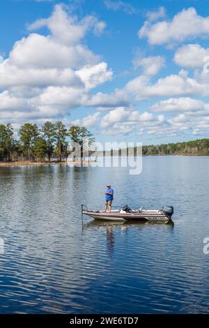 Flint Creek Reservoir in the Flint Creek Water Park in Wiggins ...