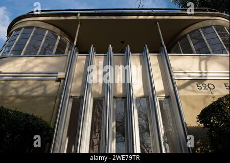 Mauretania, Apartment, building, Art Deco, Moderne, Hollywood, Los Angeles, California, USA Stock Photo