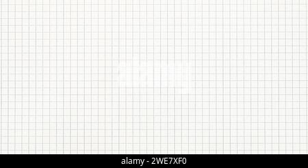 Blank Graph Paper Texture Background With Grid Lines for Mathematical Calculations Stock Photo