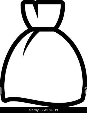Money bag icon, made in line style Stock Vector Image & Art - Alamy