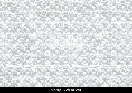 Seamless texture of white waffle towel made from pique fabric. Kitchen cotton textile pattern. Vector illustration. Stock Vector