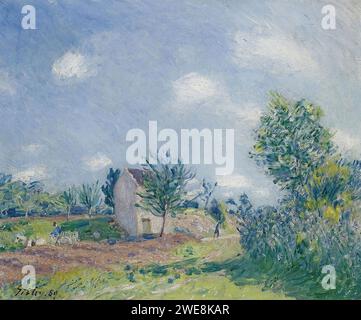 Alfred Sisley (1839-1899) - Paysage de printemps, aux environs de