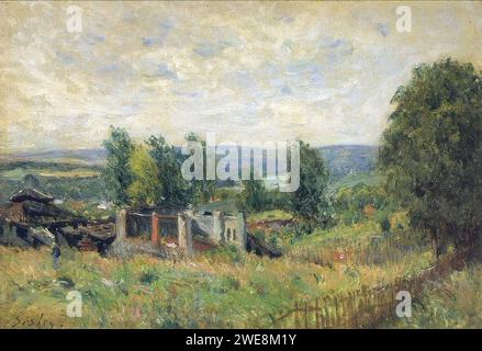 Alfred Sisley (1839-1899) - Vent et Soleil Stock Photo