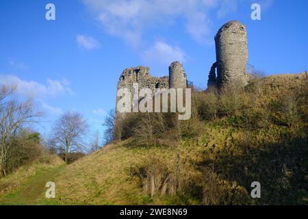 Clun Castle in Shropshire, UK Stock Photo