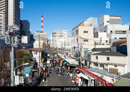 Tokyio Japan January 2024 Panoramic View Of The The Gardens Of   Tokyio Japan January 2024 Panoramic View Of A Street On The Popular Tsukiji Outer Market In The City Center 2we90fd 