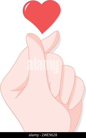 Hand Drawn Love You Than Heart Gesture Stock Vector