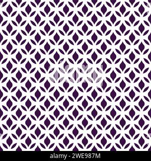 Floral pattern. Wallpaper seamless vector background. Black and white ornament. Graphic modern pattern Stock Vector