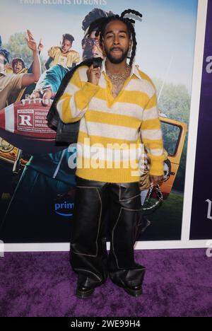 Culver City, Ca. 23rd Jan, 2024. Omarion at the LA premiere of Amazon's MGM Studios' The Underdoggs at The Culver City Theater in Culver City, California on January 23, 2024. Credit: Faye Sadou/Media Punch/Alamy Live News Stock Photo