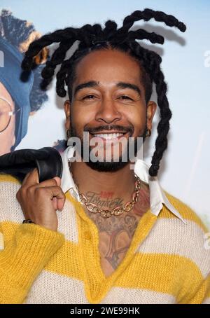 Culver City, Ca. 23rd Jan, 2024. Omarion at the LA premiere of Amazon's MGM Studios' The Underdoggs at The Culver City Theater in Culver City, California on January 23, 2024. Credit: Faye Sadou/Media Punch/Alamy Live News Stock Photo