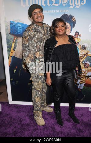 Culver City, Ca. 23rd Jan, 2024. Yassir Lester at the LA premiere of Amazon's MGM Studios' The Underdoggs at The Culver City Theater in Culver City, California on January 23, 2024. Credit: Faye Sadou/Media Punch/Alamy Live News Stock Photo
