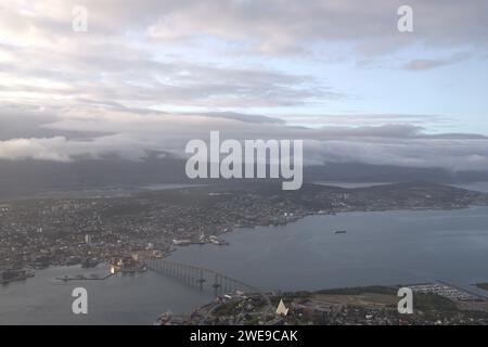 Tromso from above Stock Photo