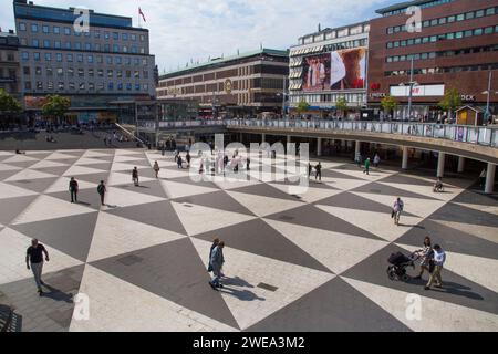 Stockholm: Sergel Square, in the center of the capital of Sweden Stock Photo