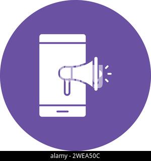 Advertisement icon vector image. Suitable for mobile application web application and print media. Stock Vector