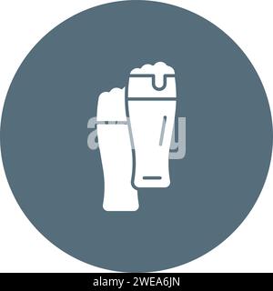 Beers icon vector image. Suitable for mobile application web application and print media. Stock Vector
