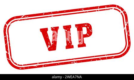 vip stamp. vip rectangular stamp isolated on white background Stock Vector