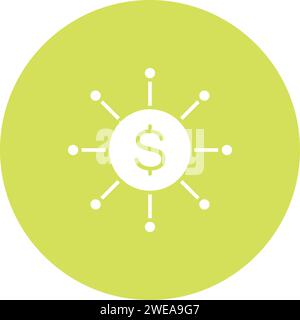 Cash Distribution icon vector image. Stock Vector