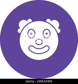 Clown Face icon vector image. Suitable for mobile application web application and print media. Stock Vector