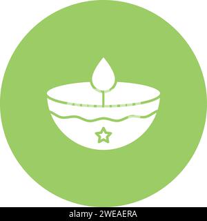 Diya Lamp icon vector image. Suitable for mobile application web application and print media. Stock Vector