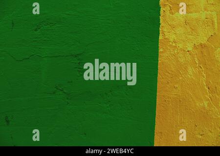 Wall Painted Two Tone. Texture from two different shades of paint. Stock Photo