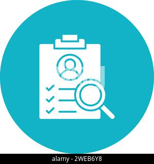 Job Analysis icon vector image. Stock Vector