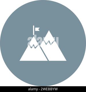 Mission icon vector image. Suitable for mobile application web application and print media. Stock Vector