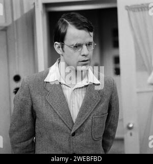 Der Tod des Handlungsreisenden, Fernsehfilm nach dem Stück 'Death of a Salesman' von Arthur Miller, Deutschland 1968, erste Fernsehproduktion mit Heinz Rühmann, Regie: Gerhard Klingenberg, Darsteller: Knut Hinz Stock Photo