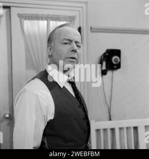 Der Tod des Handlungsreisenden, Fernsehfilm nach dem Stück 'Death of a Salesman' von Arthur Miller, Deutschland 1968, erste Fernsehproduktion mit Heinz Rühmann, Regie: Gerhard Klingenberg, Darsteller: Heinz Rühmann Stock Photo