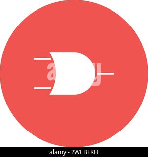 OR Gate icon vector image. Suitable for mobile application web application and print media. Stock Vector