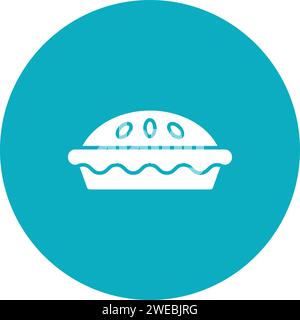 Pie icon vector image. Suitable for mobile application web application and print media. Stock Vector