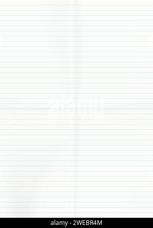 Lined paper sheet with folding effect. Vector illustration Stock Vector ...