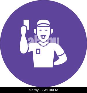 Referee icon vector image. Suitable for mobile application web application and print media. Stock Vector