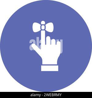 Reminder Ribbon icon vector image. Suitable for mobile application web application and print media. Stock Vector