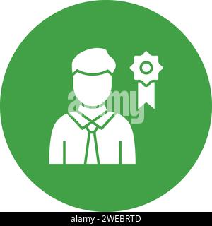 Reputation icon vector image. Suitable for mobile application web application and print media. Stock Vector