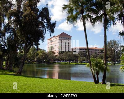 Miami, Florida, United States - November 20, 2023: Baptist Hospital in Kendall. Stock Photo