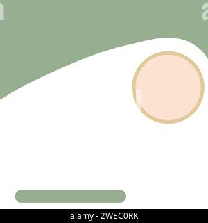Square colorful template for products with copy space Stock Vector