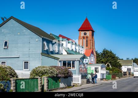 Christ Church Cathedral at Stanley, the Falkland Islands, United Kingdom. Stock Photo