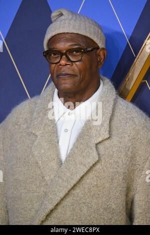 London, UK. January 24th, 2024. Samuel L. Jackson arriving at the Argylle World Premiere, Odeon Luxe, Leicester Square, London. Credit: Doug Peters/EMPICS/Alamy Live News Stock Photo