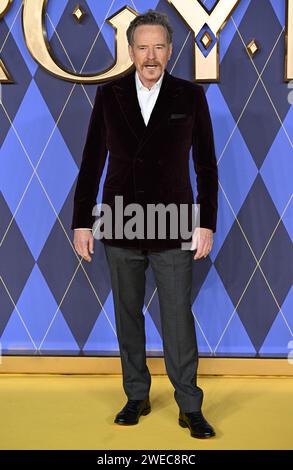 London, UK. January 24th, 2024. Bryan Cranston arriving at the Argylle World Premiere, Odeon Luxe, Leicester Square, London. Credit: Doug Peters/EMPICS/Alamy Live News Stock Photo