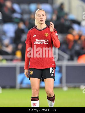 Lisa Naalsund of Manchester United Women in action, during The FA Women ...