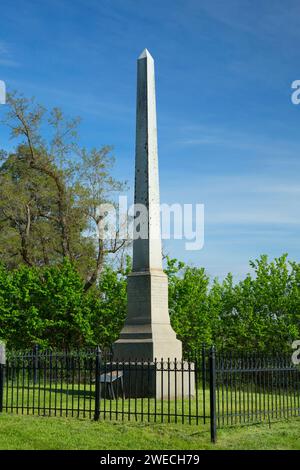 Steptoe Battlefield monument, Steptoe Battlefield State Park, Palouse Scenic Byway, Washington Stock Photo