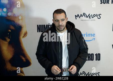 Paris, France. 24th Jan, 2024. NUMERO 10 premiere by David Diane at Publicis Cinema on January 24, 2024 in Paris, France. Credit: Bernard Menigault/Alamy Live News Stock Photo