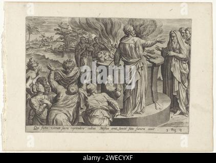 King Jerobeam and the man's man for the altar, Dirck Volckertsz ...