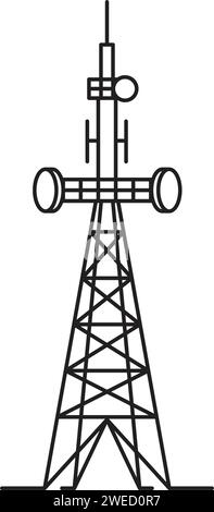 Tower icon vector illustration design template Stock Vector