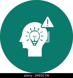 Bad Idea icon vector image. Stock Vector