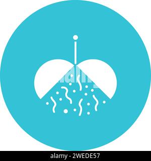 Confetti Ball icon vector image. Stock Vector
