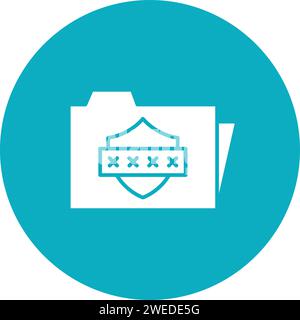 Confidentiality icon vector image. Stock Vector