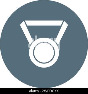 Medal icon vector image. Suitable for mobile application web application and print media. Stock Vector