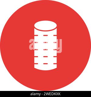 Rollers icon vector image. Stock Vector